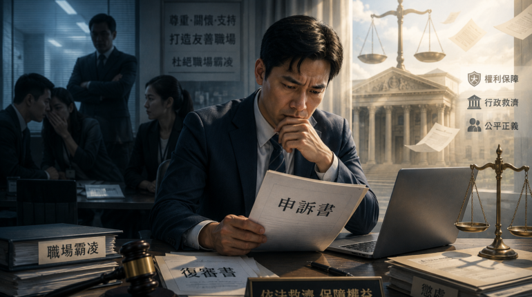 【行政】公務員被認定霸凌提起救濟會被機關加重處罰嗎？ 1