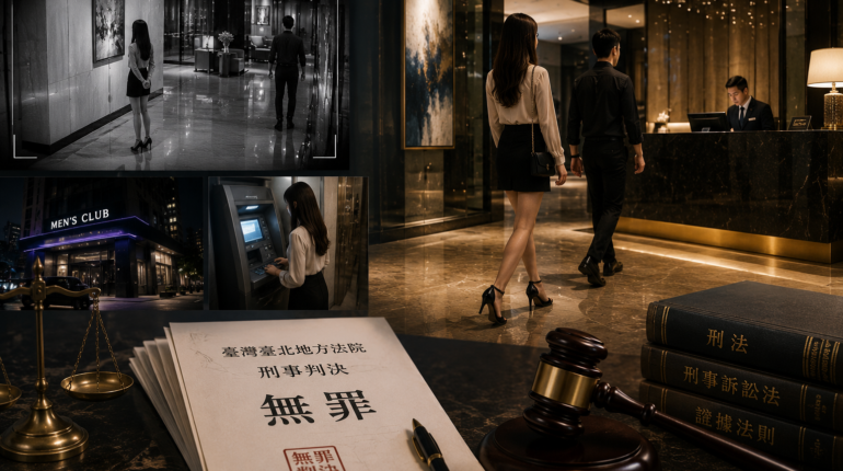 監視器裡的從容步伐：一件會館乘機性交案的無罪解析 1