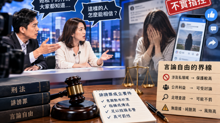 【刑事】言論自由的界線？－淺談我國就誹謗罪於司法實務上之判斷 1